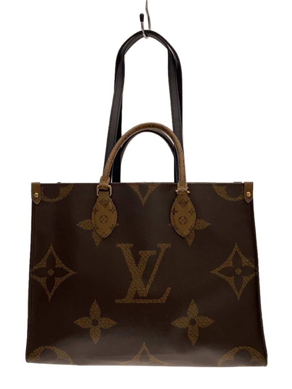 LOUIS VUITTON Onthego Handbag Giant Brown All over